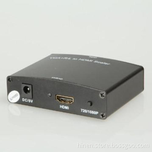 VGA+R/L to HDMI Scaler Converter also along with the R/L audio